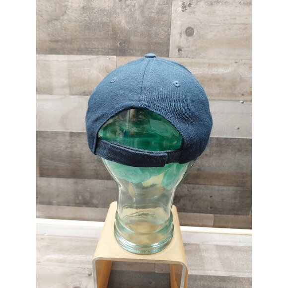 USS John C. Stennis 74 'Look Ahead' Blue W/Aircraft Carrier Logo Hook N Loop Hat - Picture 3 of 8